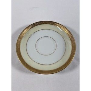 Bavaria Tirschenreuth Bavaria 4246 China Gold Trim Saucer ONLY #19